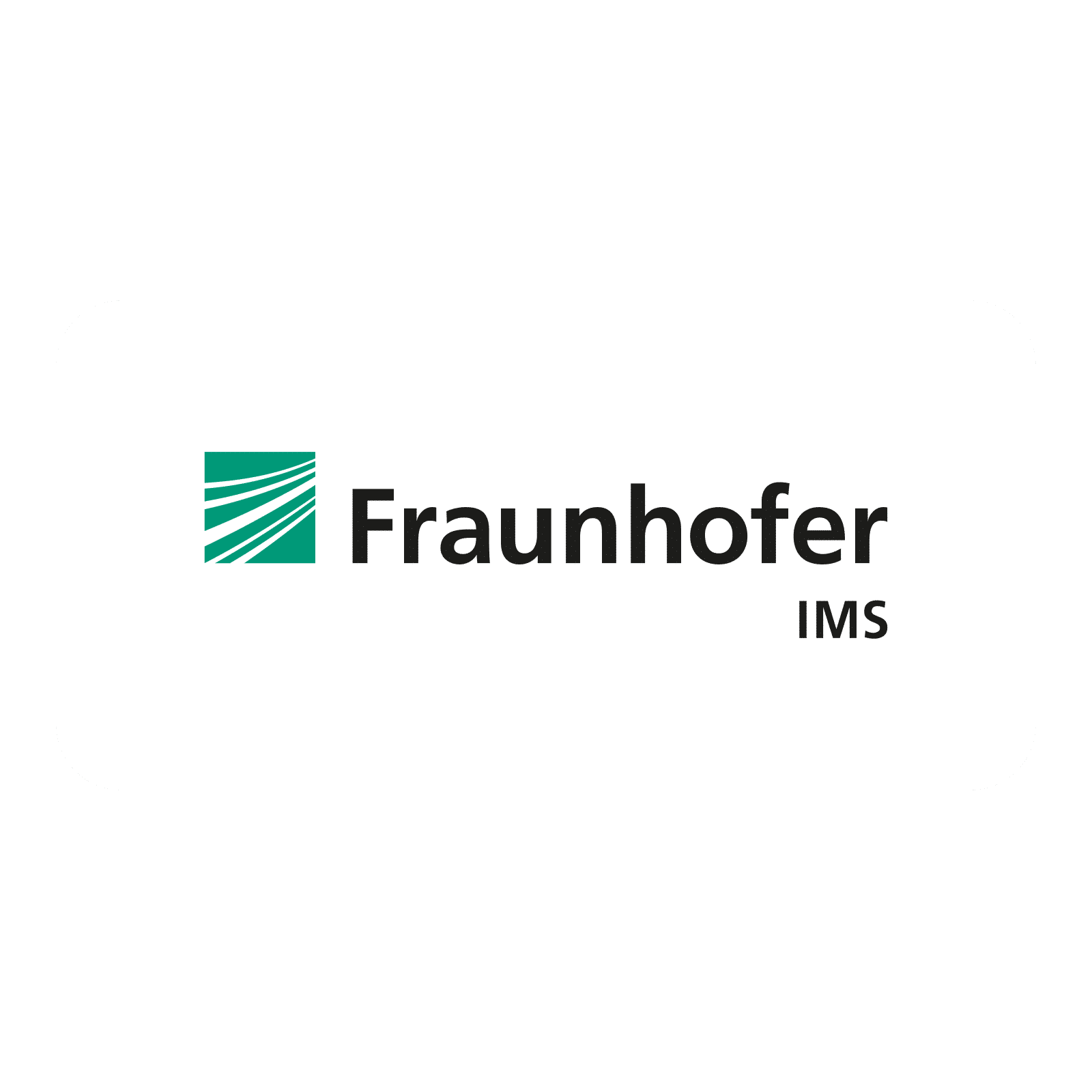 Dieses Bild zeigt das Logo des Fraunhofer IMS mit grünem Linien‑Symbol und schwarzer Beschriftung DiGA Entwicklung Pharma Companion Apps und Digital Therapeutics (DTx)